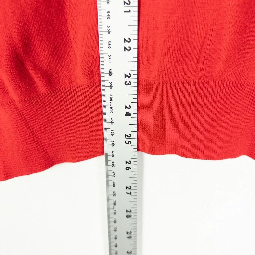 Polo Ralph Lauren Pima Cotton Crewneck Sweater Mens XL Red Embroidered Pony Prep